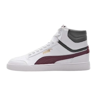 Tênis Puma Shuffle Mid Bdp Masculino- Branco-Roxo - Foto 2