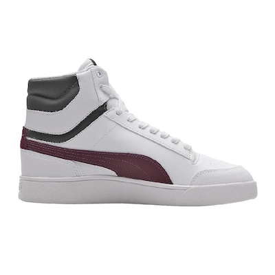 Tênis Puma Shuffle Mid Bdp Masculino- Branco-Roxo - Foto 1