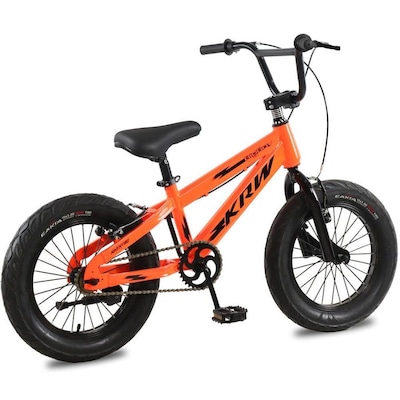 Bicicleta Krw Aro 16 Bigboy Aço Carbono Freio V-Brake M16 - Infantil - Foto 3