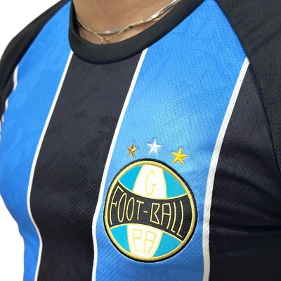 Camisa do Grêmio Classic Escudo Retrô Mania- Masculina - Foto 3