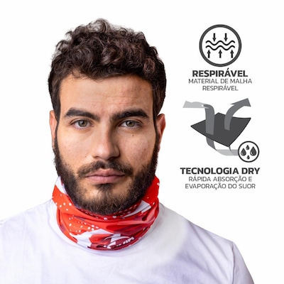 Bandana Faixa Tube Band Esportiva E02 UV50 Muvin - Foto 6