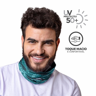 Bandana Faixa Tube Band Esportiva E03 UV50 Muvin - Foto 4