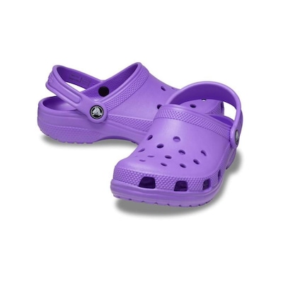 Sandália Crocs Classic Clog Kidst Galaxy - Infantil - Foto 4