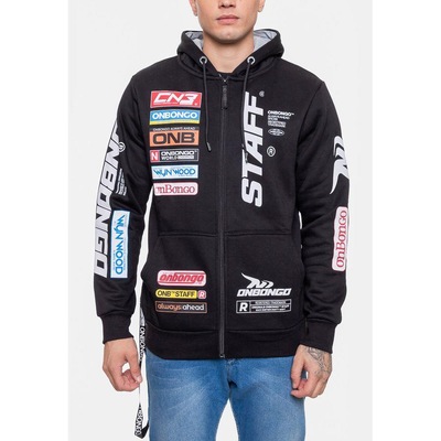 Blusão de Moletom com Capuz Onbongo Staff com Ziper - Masculino - Foto 3