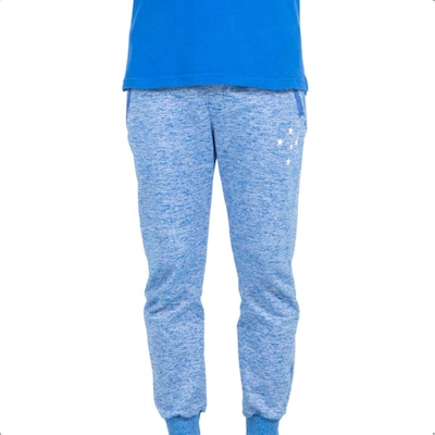 Calça Moletom Cruzeiro Surf Center Mescla Oficial - Masculina - Foto 1