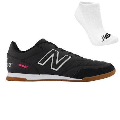 Chuteira Futsal New Balance 442 V2 Team + Meia - Adulto - Foto 1