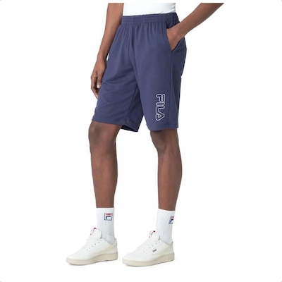Bermuda Fila Practical Logo Outline Light - Masculina - Foto 1