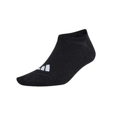 Kit Meias adidas Invisível No-Show Sportswear Malha Elástica 3 Pares - Adulto - Foto 2