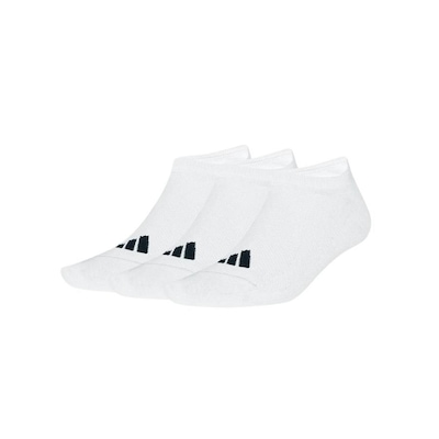 Kit Meias adidas Invisível No-Show Sportswear Malha Elástica 3 Pares - Adulto - Foto 1