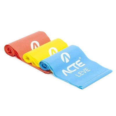 Kit Faixas Elásticas 3 Intensidades Leve Médio Forte T13 Acte Sports - Foto 1