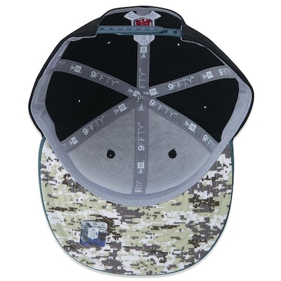 Boné Aba Reta New Era 950 Philadelphia Eagles Salute To Service Snapback - Adulto - Foto 5