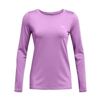 Camiseta Manga Longa Under Armour Heatgear - Feminina - Foto 4