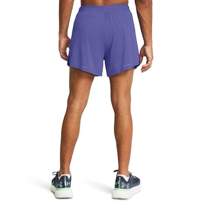 Shorts 2 em 1 Under Armour Corrida Launch Elite 5 - Masculino - Foto 2