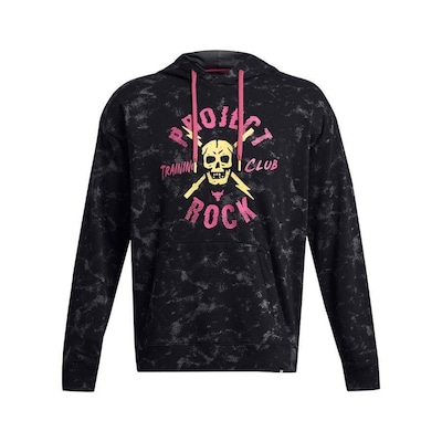 Blusão de Moletom Under Armour Project Rock Aop Rival Terry - Masculino - Foto 3