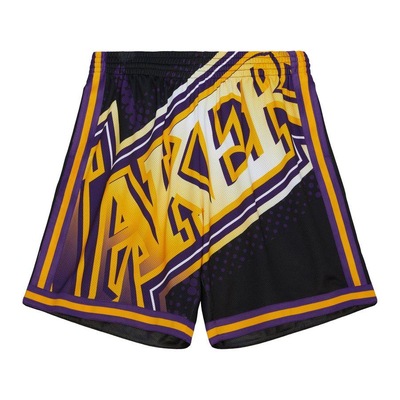 Short Mitchell & Ness Big Face 7.0 Fashion Los Angeles Lakers - Masculino - Foto 1