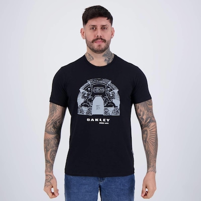 Camiseta Oakley Bunker - Masculina - Foto 1