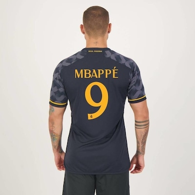 Camisa do Real Madrid 2024 adidas Away 9 Mbappé - Masculina - Foto 1