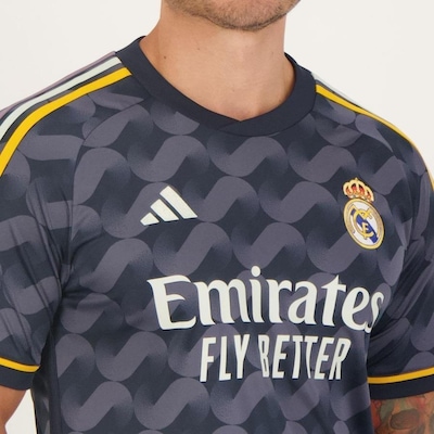 Camisa do Real Madrid 2024 adidas Away 9 Mbappé - Masculina - Foto 3