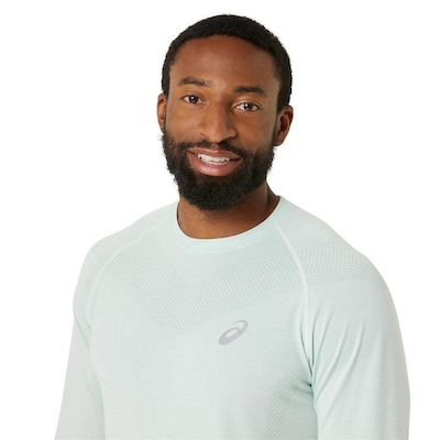 Camiseta Manga Longa Asics Activebreeze - Masculina - Foto 4