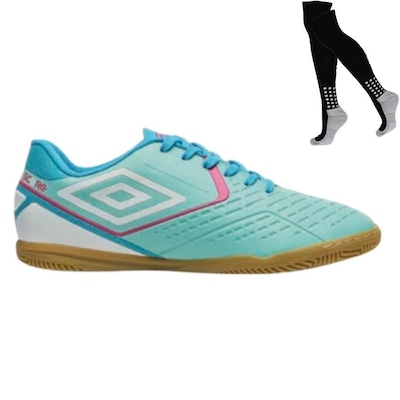 Kit Chuteira Futsal Umbro Score e Meião - Adulto - Foto 1