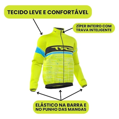 Jaqueta Corta Vento Ciclismo Ert Cycling Team - Masculina - Foto 3