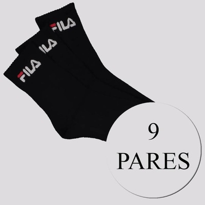 Kit Meias Fila com 9 Pares Cano Médio - Adulto - Foto 1