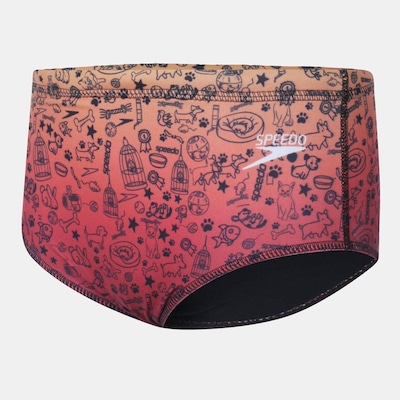 Sunga Speedo Tradicional Degradê Pets - Infantil - Foto 1
