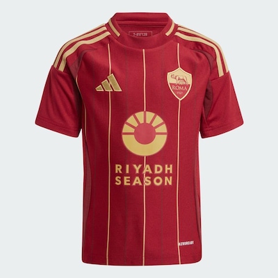 Camisa 1 As Roma 24/25 adidas - Infantil - Foto 2