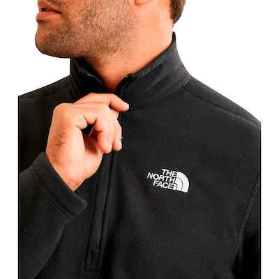 Blusão de Moletom com Capuz The North Face Fleece Glacier Zip - Masculino - Foto 3