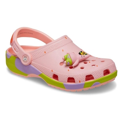Sandália Crocs Bob Esponja Classic Pratrick Clog Melon - Unissex - Foto 2