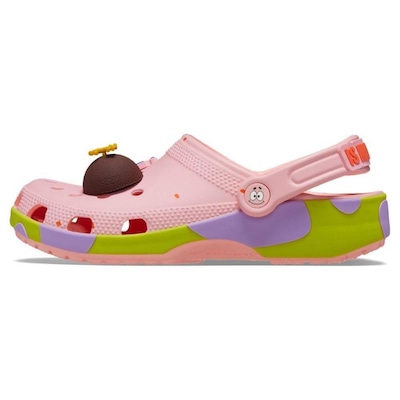 Sandália Crocs Bob Esponja Classic Pratrick Clog Melon - Unissex - Foto 3