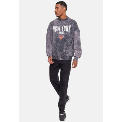 Blusão De Moletom Com Capuz NBA Gothic Team New York Knicks - Masculino - Foto 5