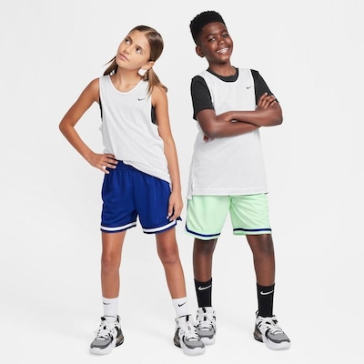 Camiseta Regata Nike Dri-Fit Dupla Face - Infantil - Foto 6