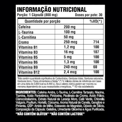 Termogênico Lipo-6 Black Ultra Concentrado 120 Cáps - Nutrex Research - Foto 2