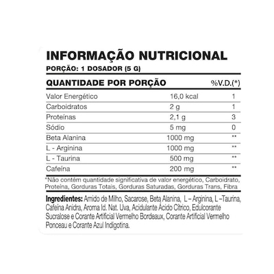 Pré-Treino + Beta Alanina Gladiator 150G - Pretorian - Foto 2