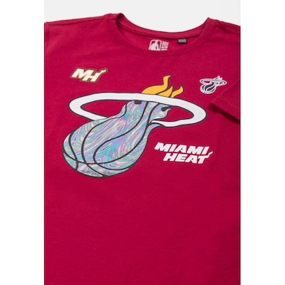 Camiseta Nba Rainbow Miami Heat - Masculina - Foto 2