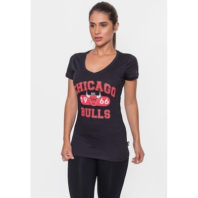 Camiseta Nba Club Chicago Bulls - Feminina - Foto 4