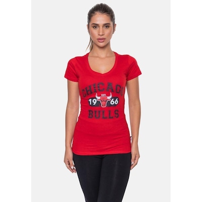 Camiseta NBA Club Chicago Bulls - Feminina - Foto 4