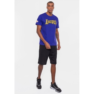 Camiseta Nba Sneakers Los Angeles Lakers - Masculina - Foto 5