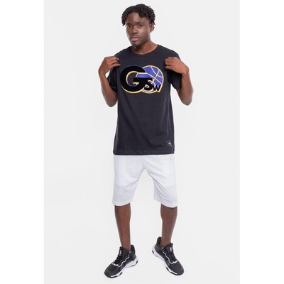 Camiseta NBA Floco Golden Stante Warriors - Masculina - Foto 5