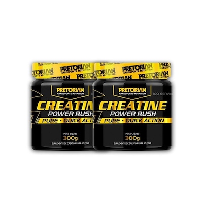 Kit 2 Creatina Power Rush 300G Pretorian - Foto 1