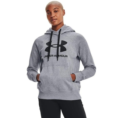 Blusão de Moletom com Capuz Under Armour Rival Fleece Logo - Feminino - Foto 1