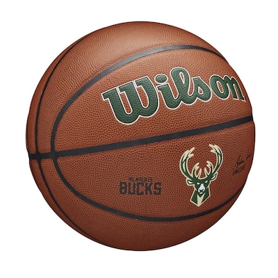 Bola De Basquete Wilson Brasil Nba Team Alliance Milwaukee Bucks N7 - Foto 2