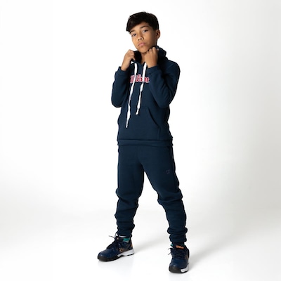 Blusão de Moletom com Capuz Wilson Bold Hoodie - Infantil - Foto 5
