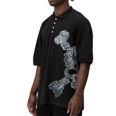 Camisa Polo Oakley Polo Back To Skul - Masculina - Foto 3