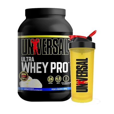 Whey Ultra Whey Pro 900G + Coqueteleira 600Ml - Universal - Foto 1