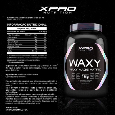 Kit Egg Pro 454G - Universal + Waxy Maize 1Kg - Xpro Nutrition - Foto 3