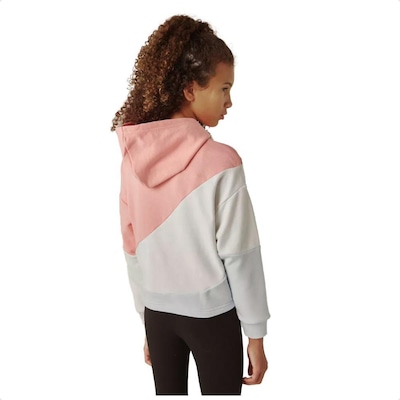 Blusão de Moletom com Capuz Puma Power Cat Hoodie Tr G - Infantil - Foto 2