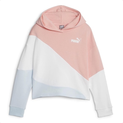 Blusão de Moletom com Capuz Puma Power Cat Hoodie Tr G - Infantil - Foto 3