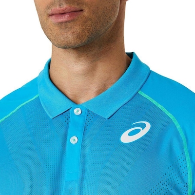 Camisa Polo Asics Match Activebreeze - Masculina - Foto 5